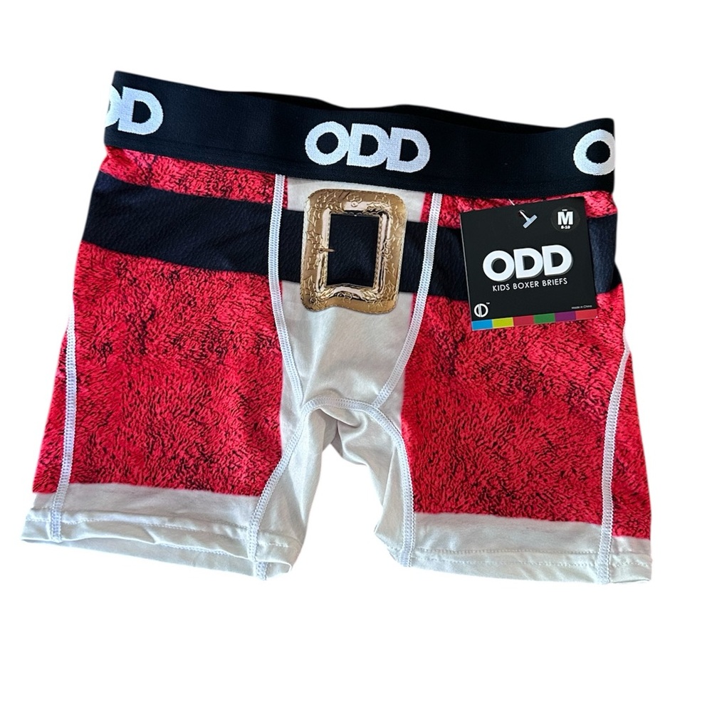 ODD Santa Belt Youth Boxers- Youth Medium